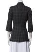 Smythe Wool Plaid Print Blazer