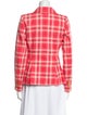 Smythe Plaid Print Blazer