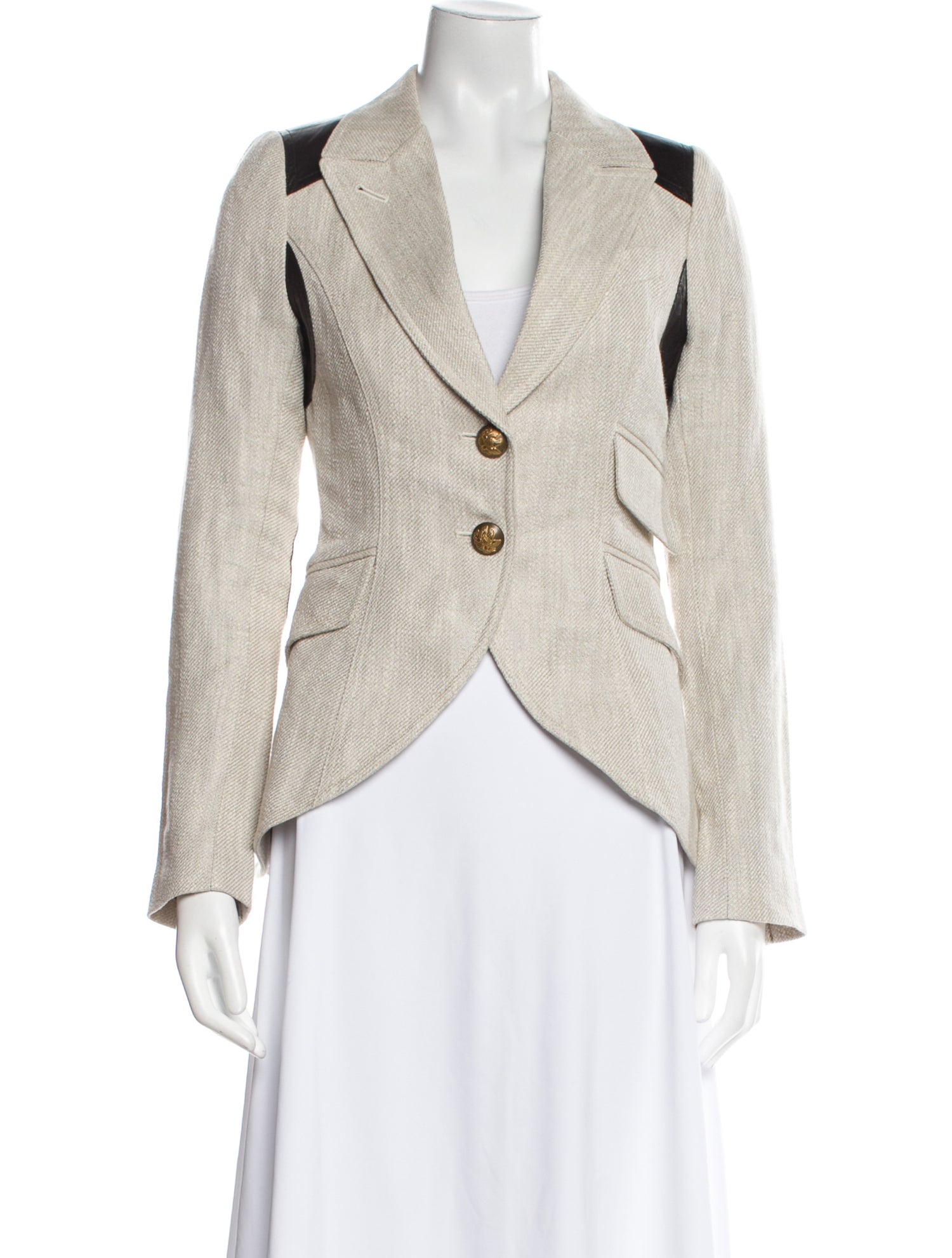 Smythe Linen Striped Blazer