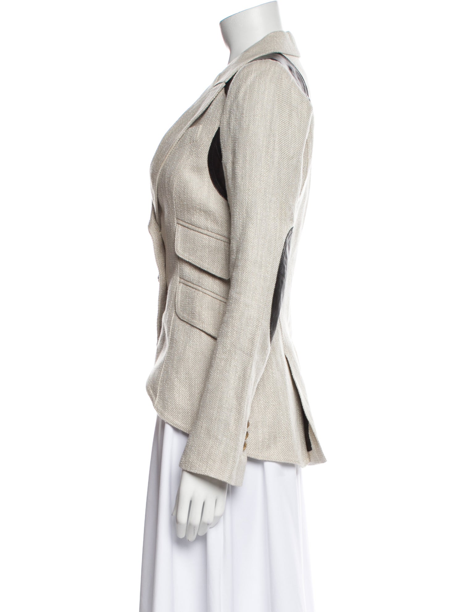 Smythe Linen Striped Blazer