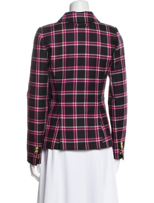 Smythe Wool Plaid Print Blazer