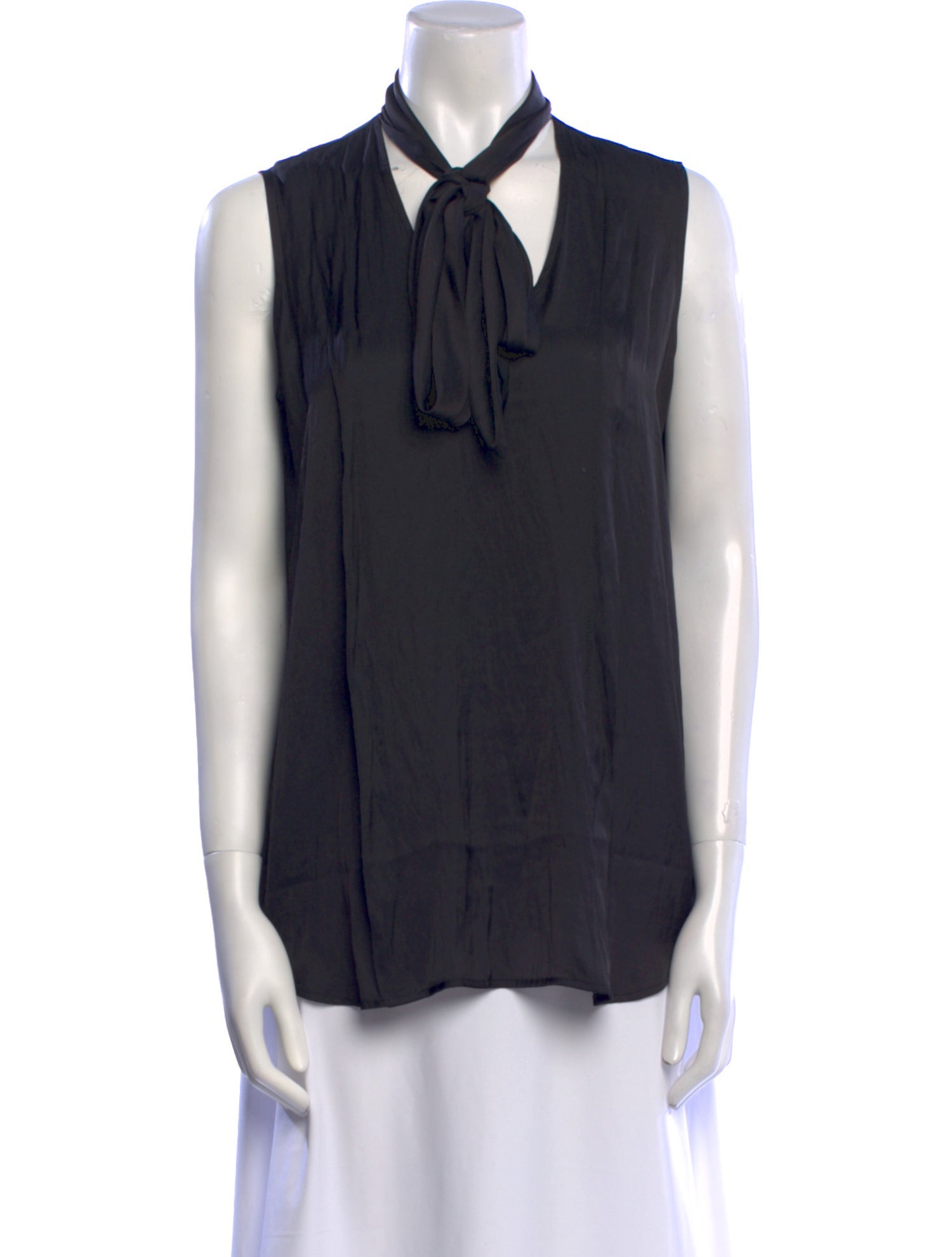 Smythe V-Neck Sleeveless Blouse