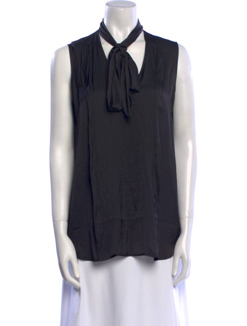 Smythe V-Neck Sleeveless Blouse