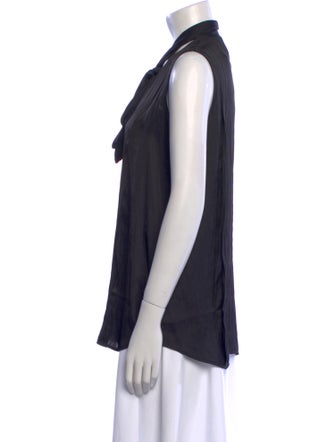 Smythe V-Neck Sleeveless Blouse
