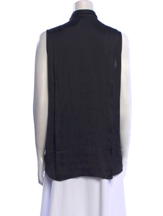 Smythe V-Neck Sleeveless Blouse