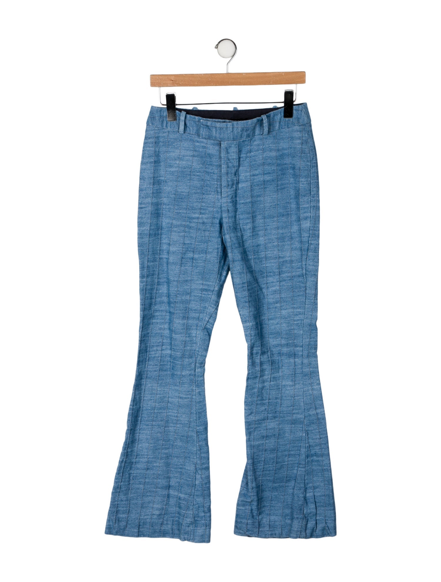 Smythe Mid-Rise Wide Leg Jeans