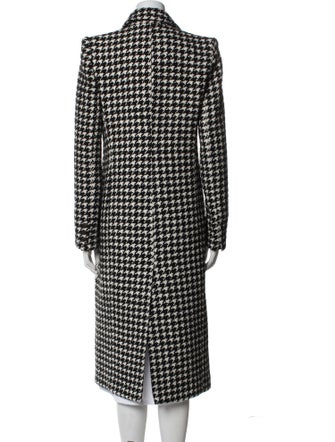 Smythe Houndstooth Print Peacoat
