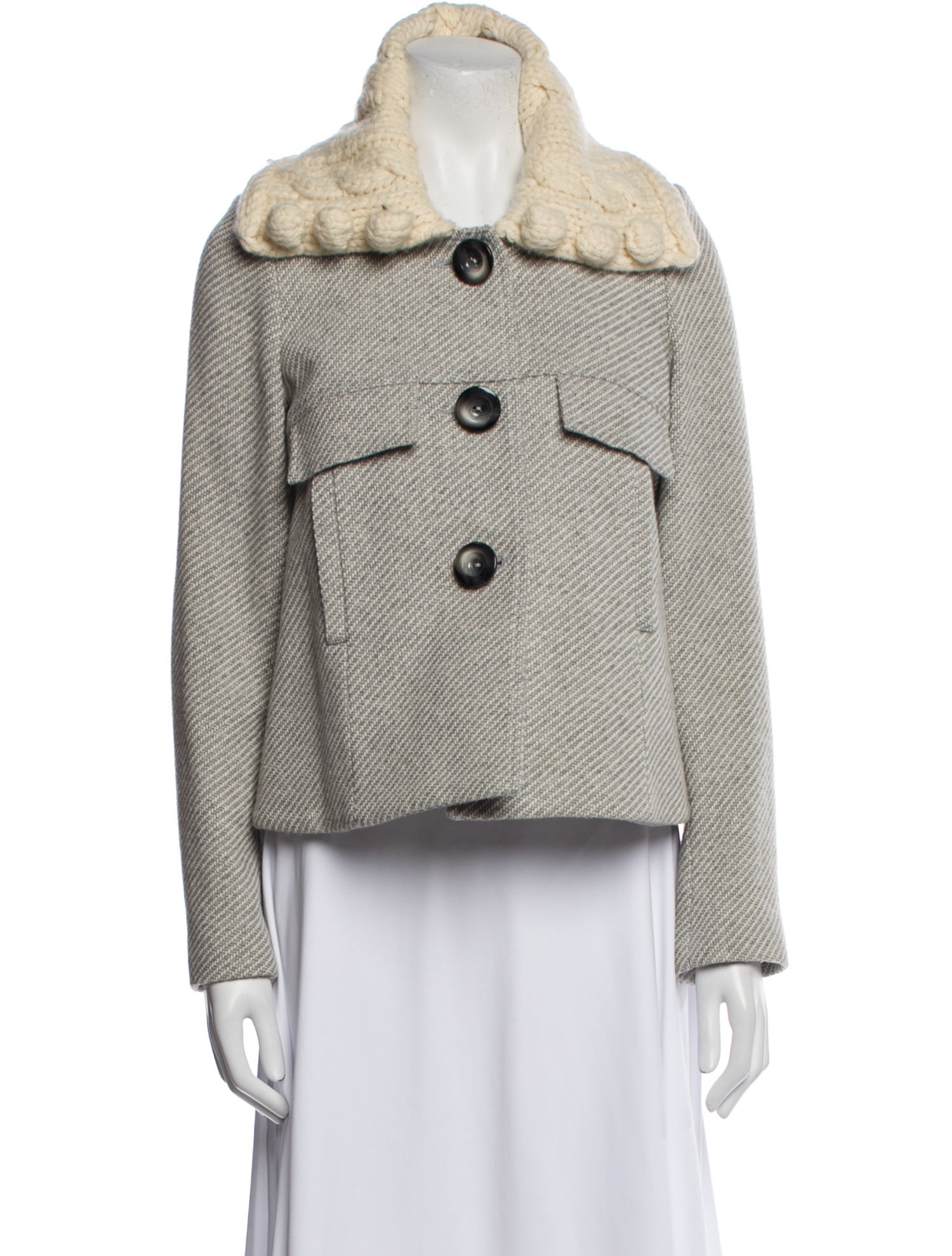 Smythe Wool Striped Jacket