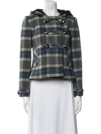 Smythe Plaid Print Evening Jacket