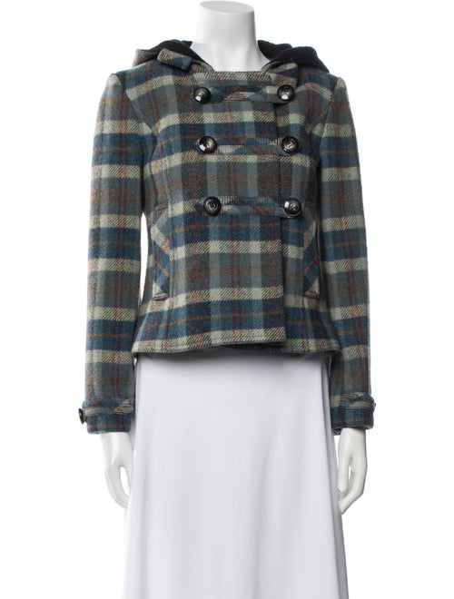 Smythe Plaid Print Evening Jacket
