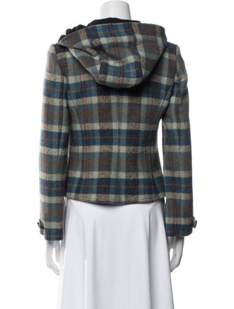 Smythe Plaid Print Evening Jacket