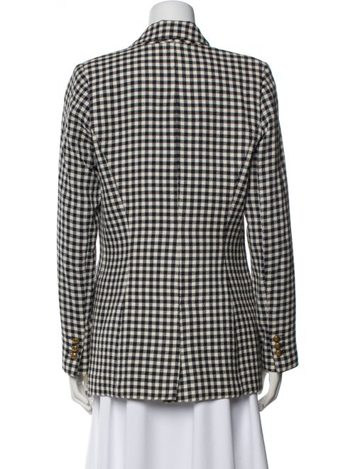 Smythe Wool Plaid Print Blazer