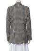 Smythe Wool Plaid Print Blazer