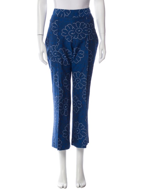 Smythe Floral Print Wide Leg Pants