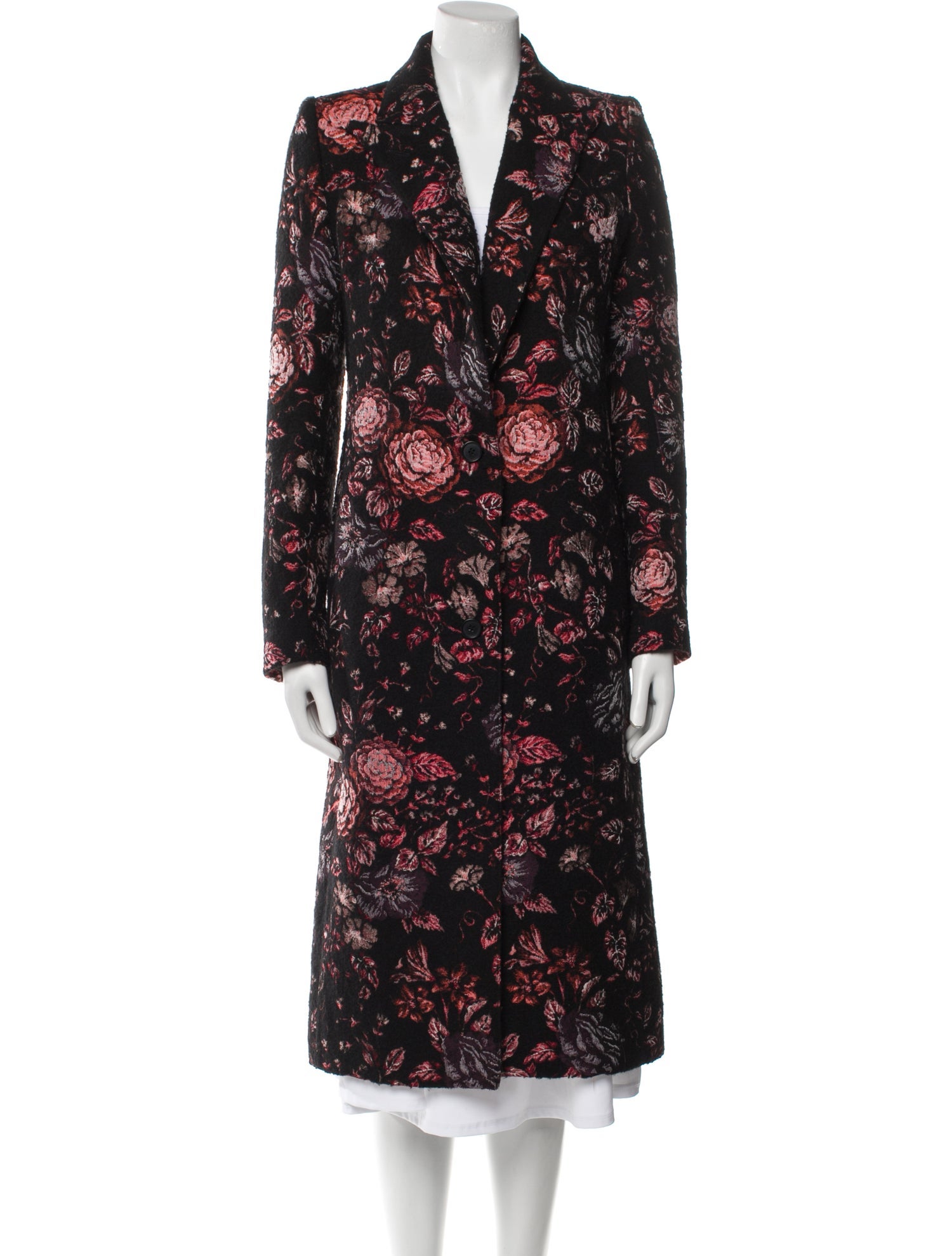 Smythe Floral Print Trench Coat