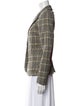Smythe Wool Plaid Print Blazer