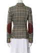 Smythe Wool Plaid Print Blazer