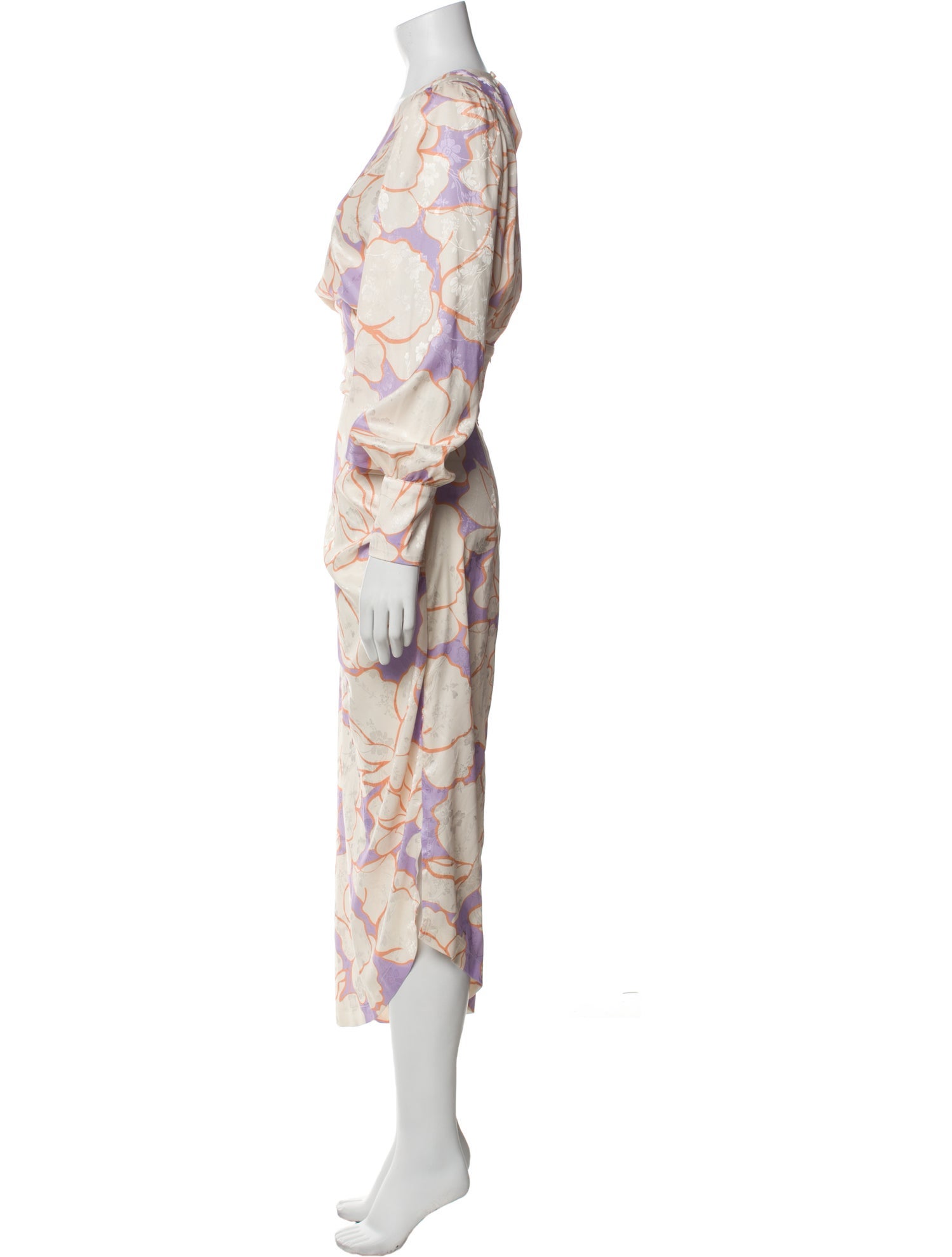 Smythe Floral Print Long Dress