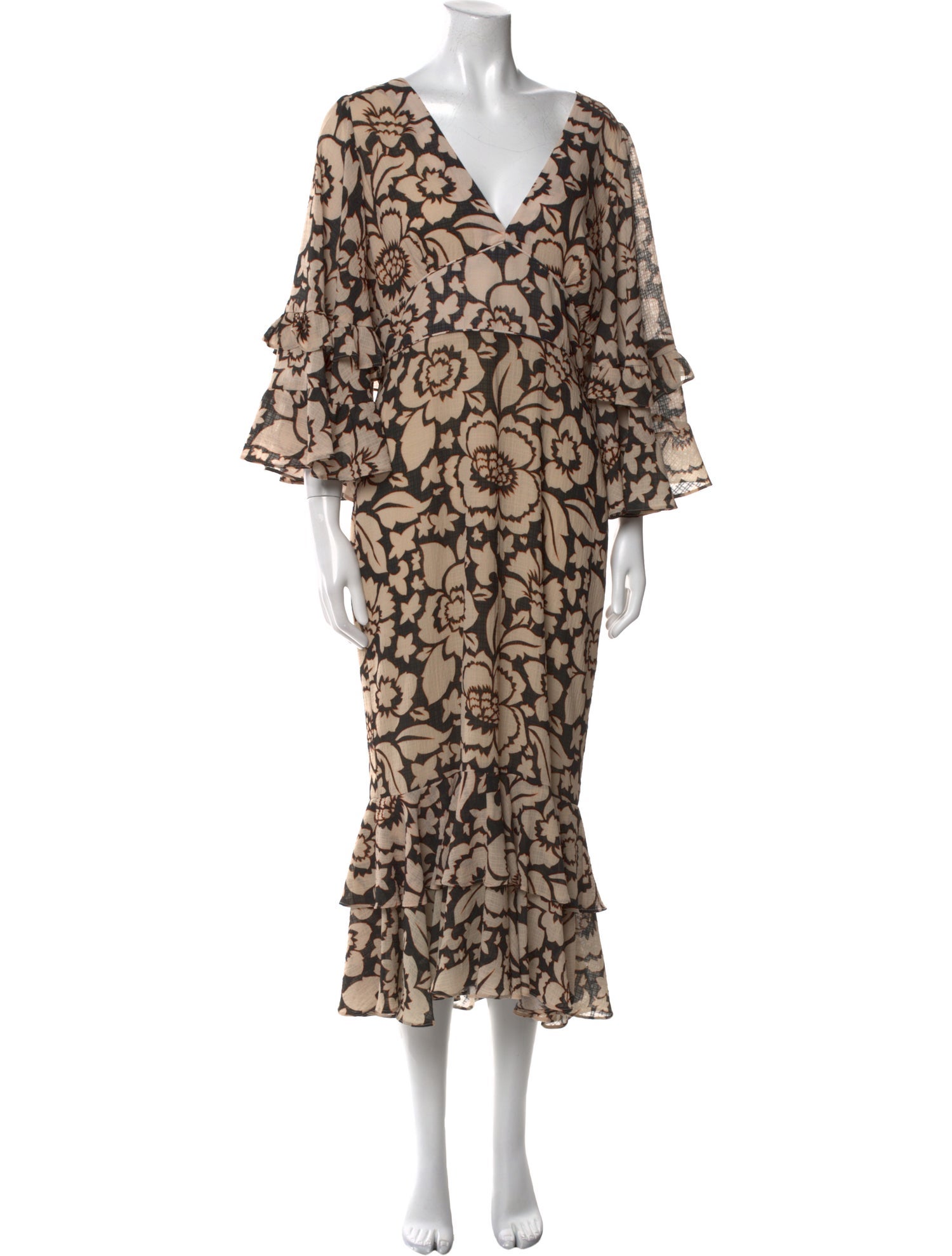 Smythe Printed Long Dress