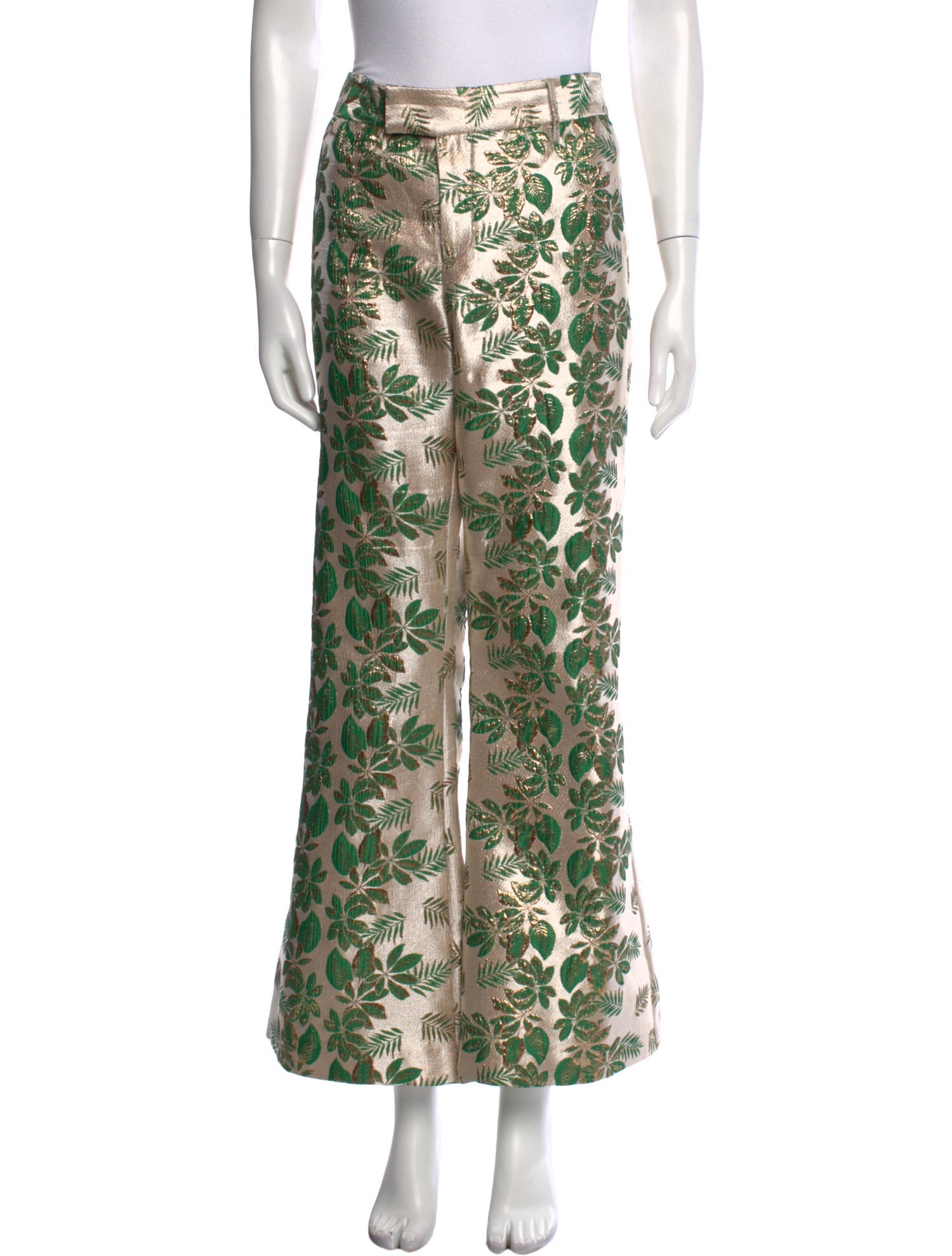 Smythe Floral Print Wide Leg Pants