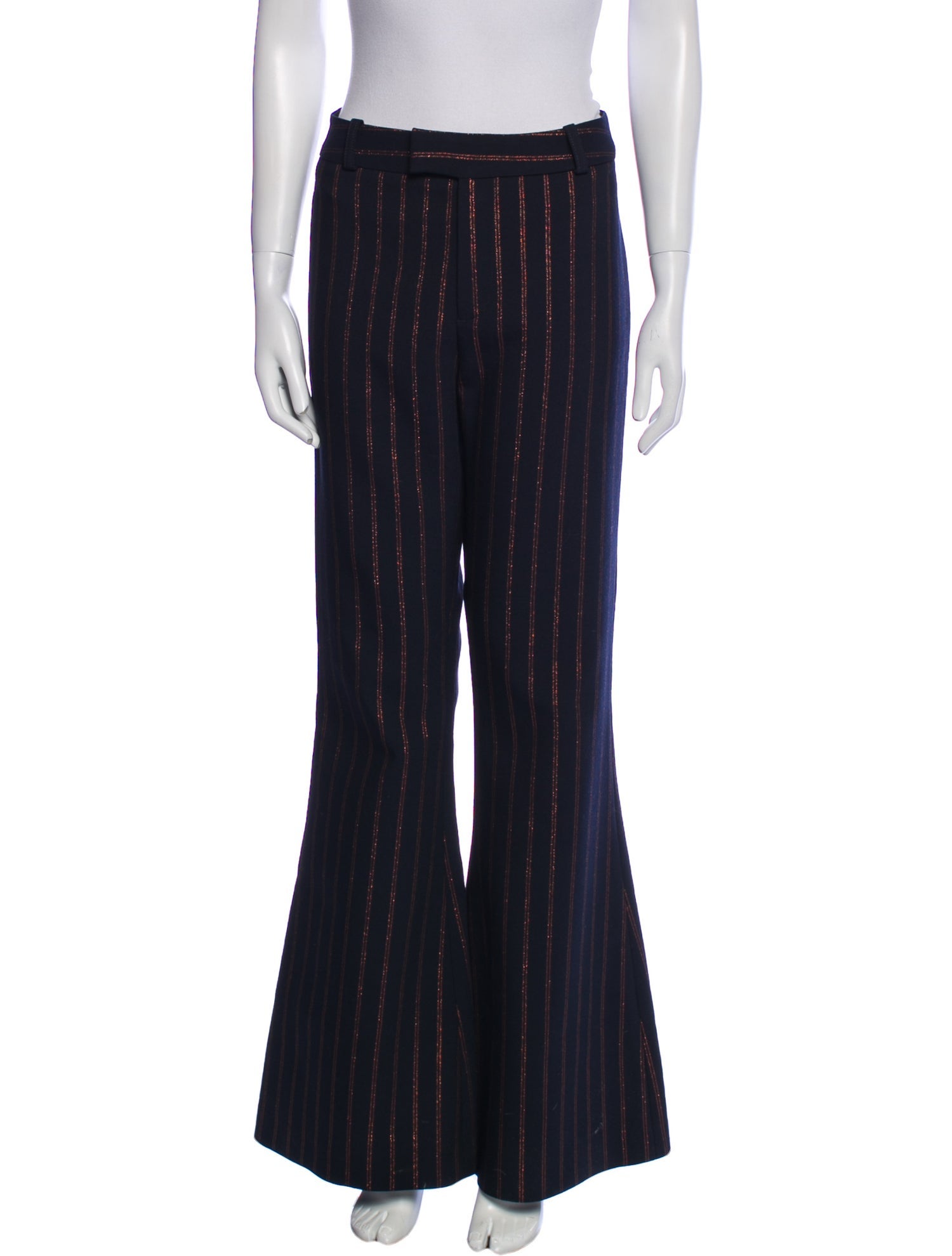 Smythe Striped Wide Leg Pants w/ Tags