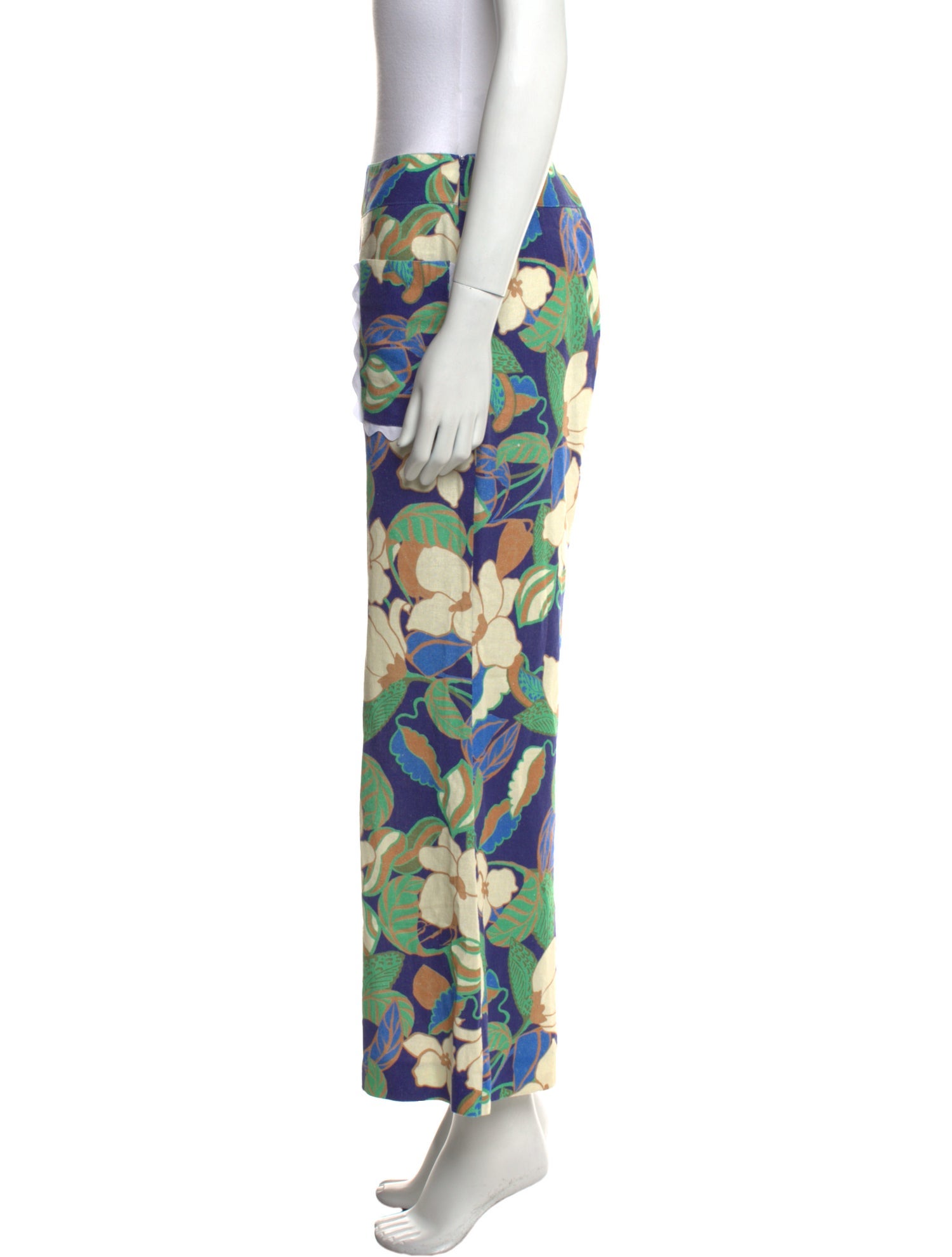 Smythe Printed Wide Leg Pants