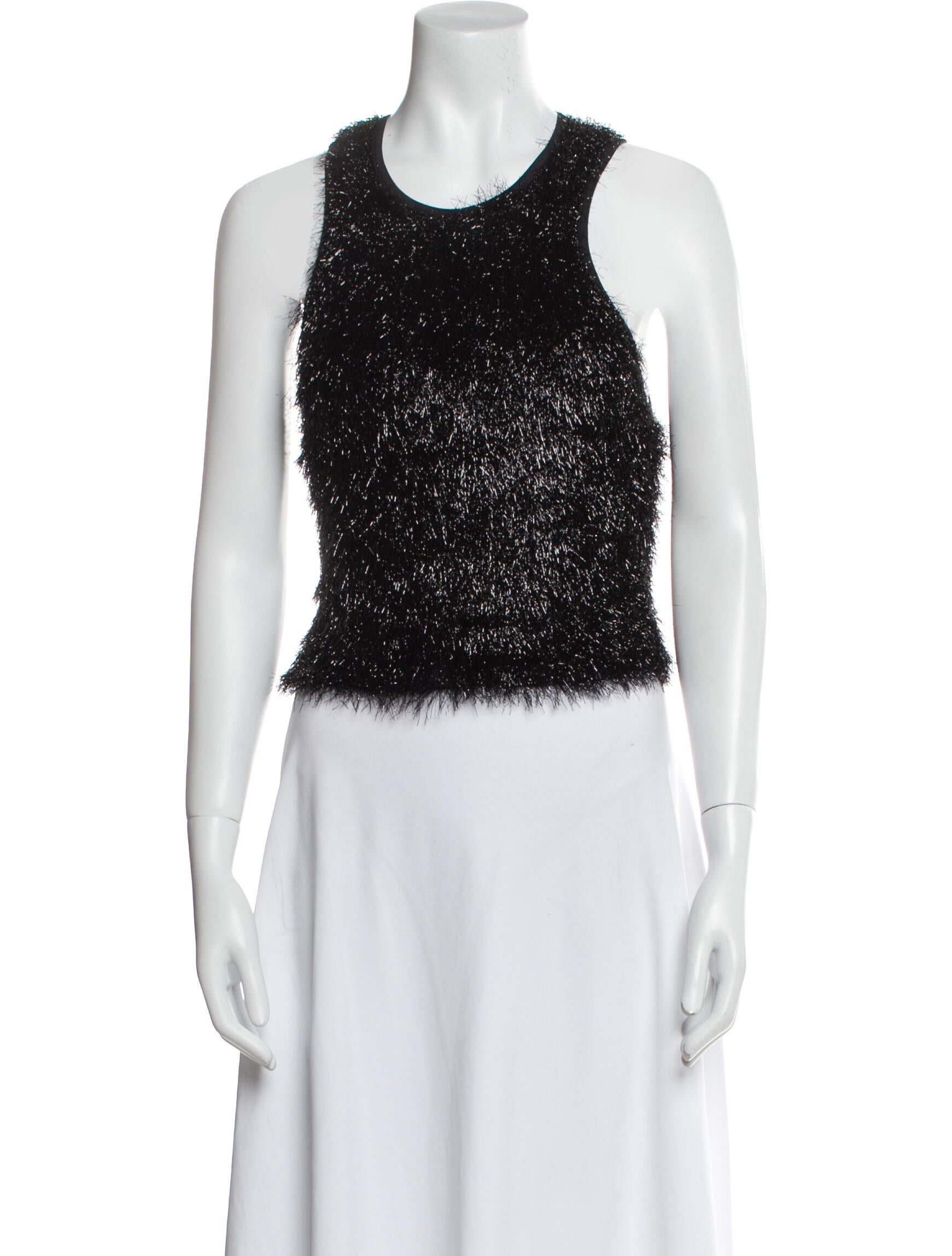 Smythe Nylon Crew Neck Crop Top