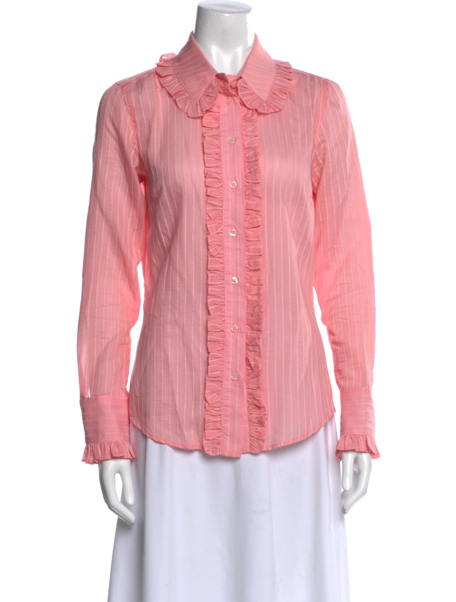 Smythe Long Sleeve Button-Up Top