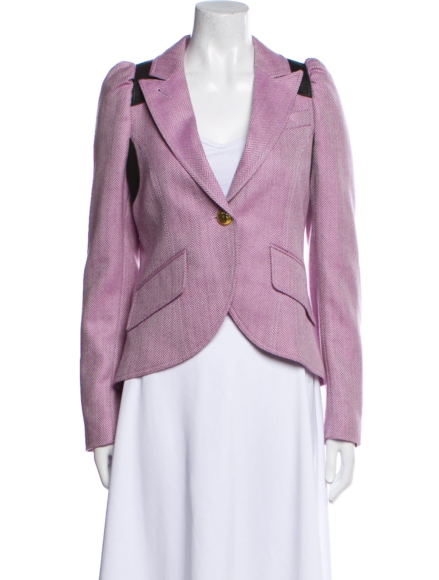 Smythe Wool Printed Blazer