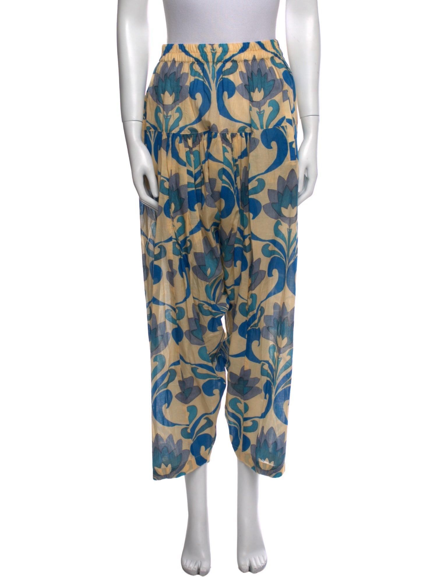 Smythe Printed Wide Leg Pants w/ Tags
