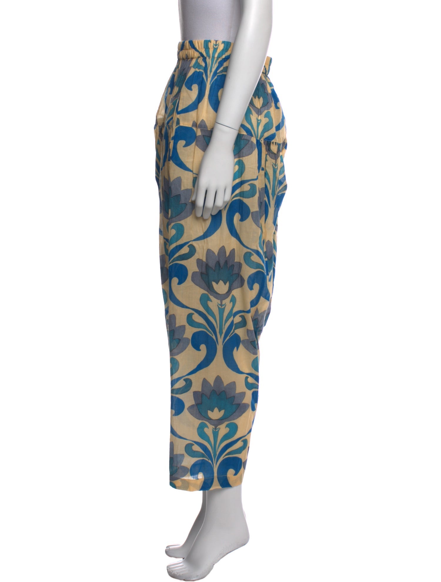 Smythe Printed Wide Leg Pants w/ Tags