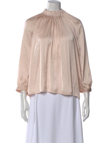 Pre-owned Smythe Long Sleeve Blouse In Pink