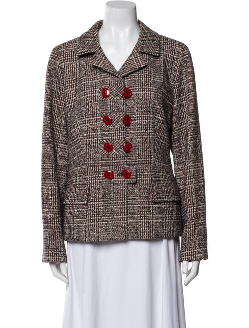 Sônia Bogner Wool Tweed Pattern Blazer