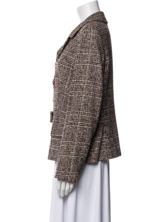 Sônia Bogner Wool Tweed Pattern Blazer
