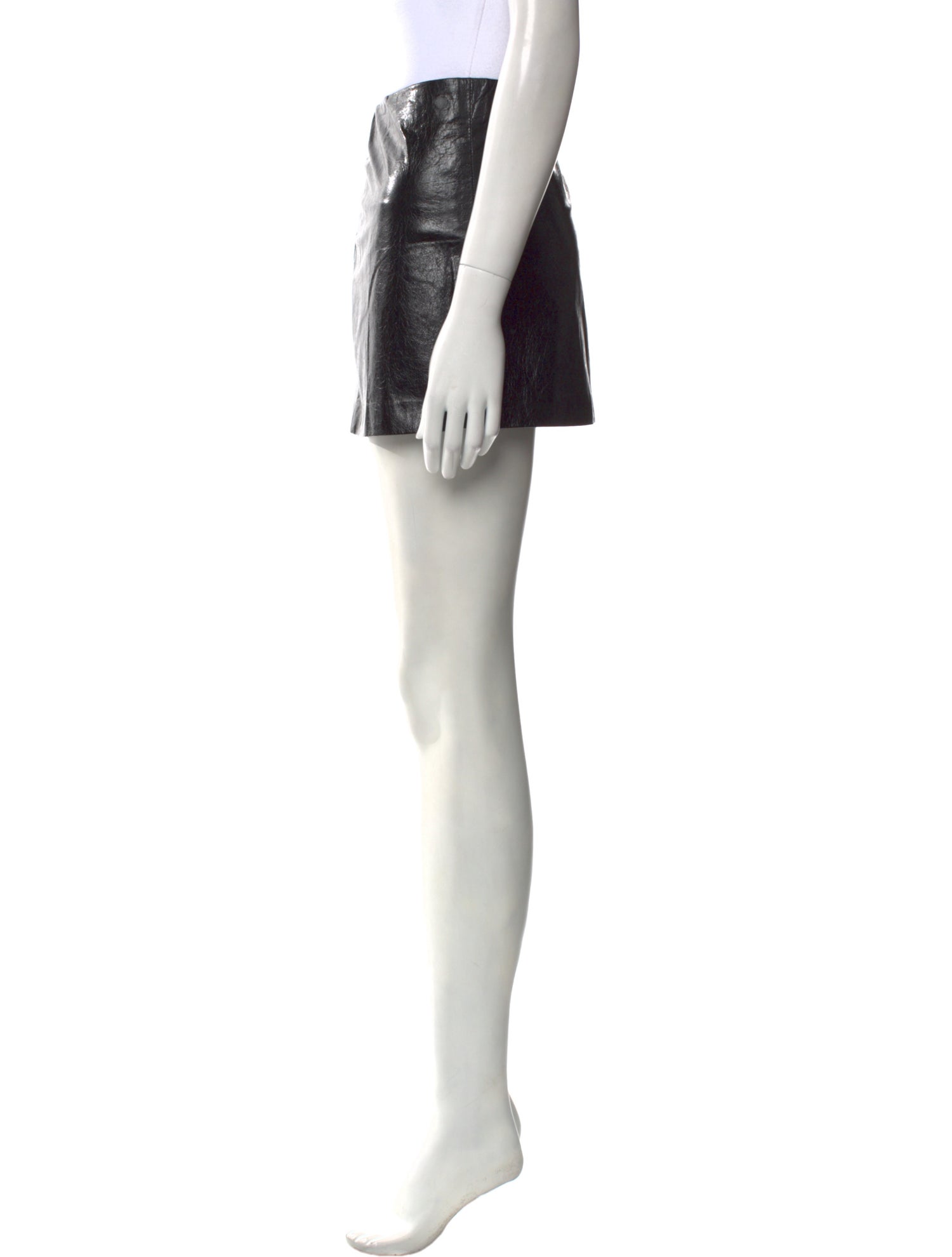 Siran Leather Mini Skirt
