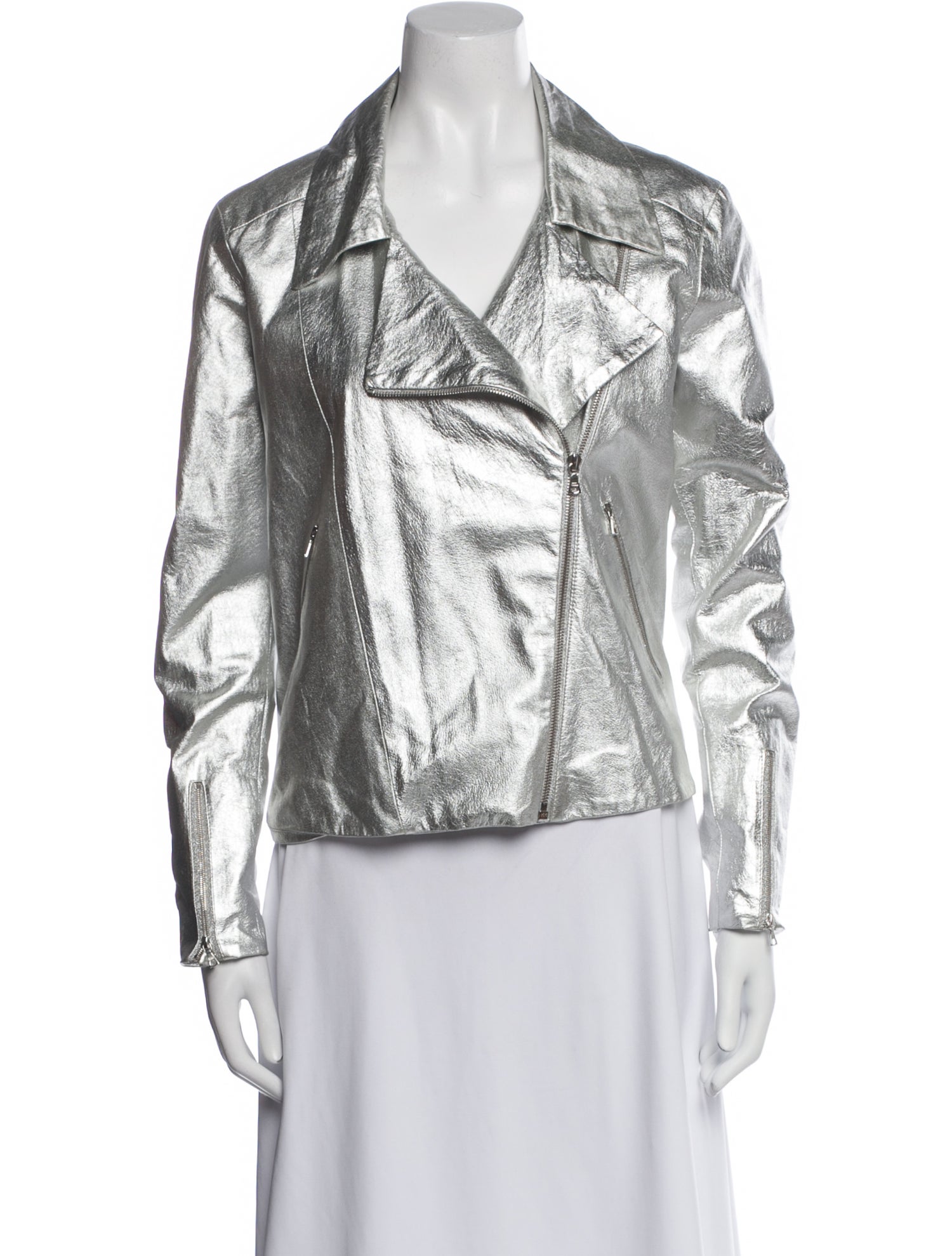 Siran Leather Biker Jacket