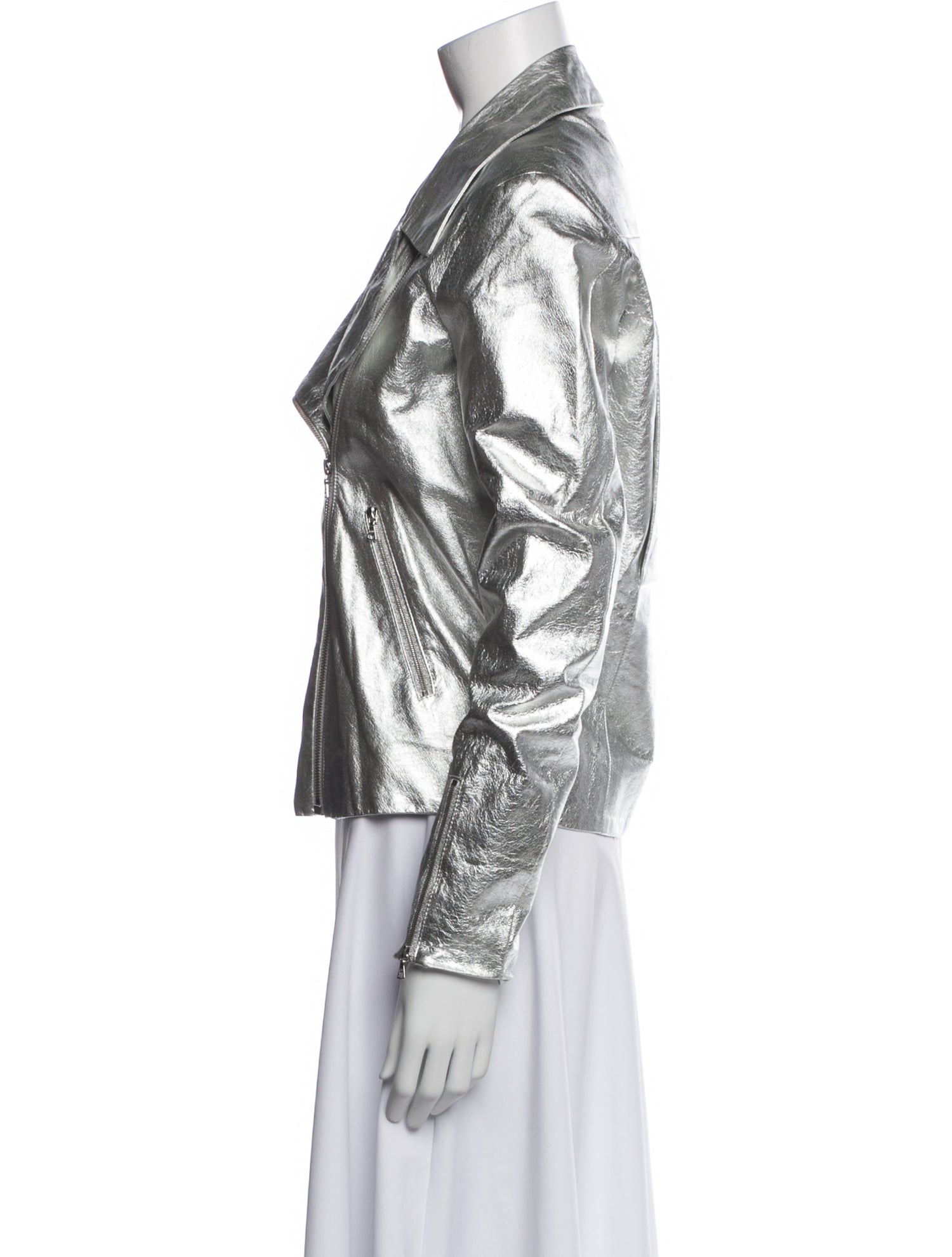 Siran Leather Biker Jacket