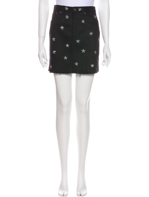 Saint Laurent 2016 Mini Skirt Black