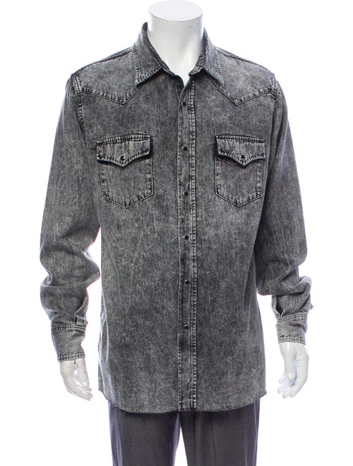 Saint Laurent 2017 Western Shirt Black