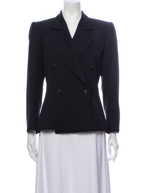 Saint Laurent Vintage 1980's Blazer Black