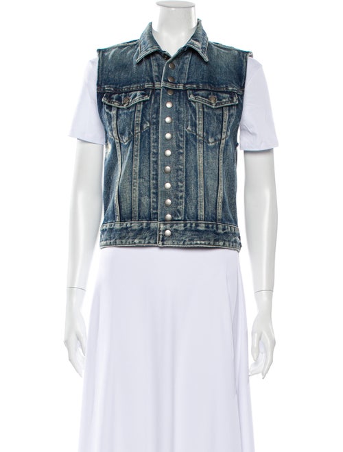 Saint Laurent Vest Blue