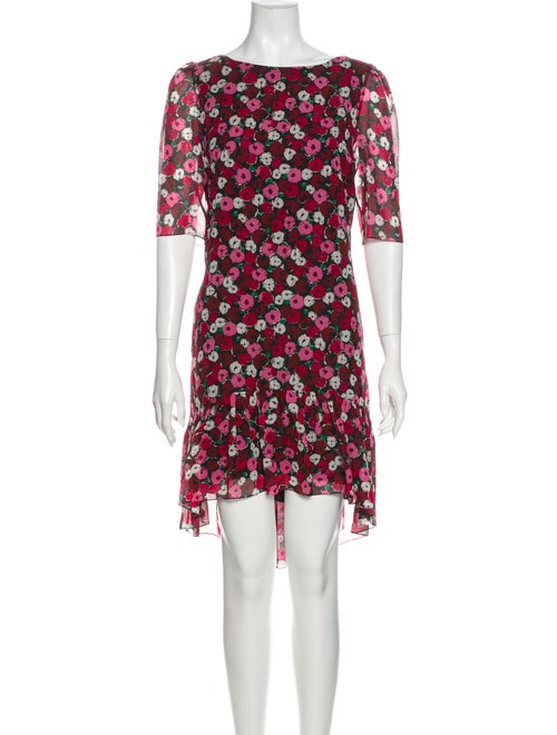 Saint Laurent 2016 Mini Dress Red