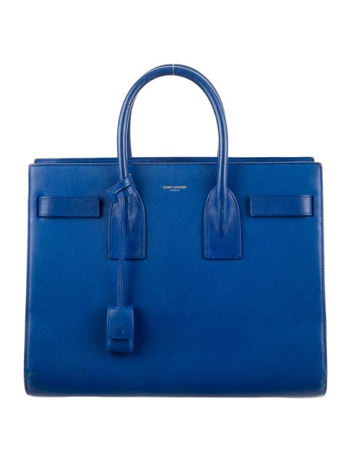 Saint Laurent Small Sac De Jour Tote Blue