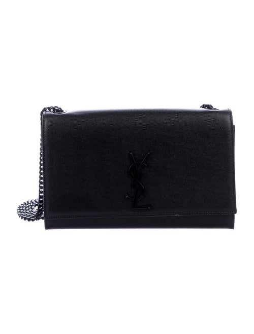 Saint Laurent Medium Monogram Kate Bag Black