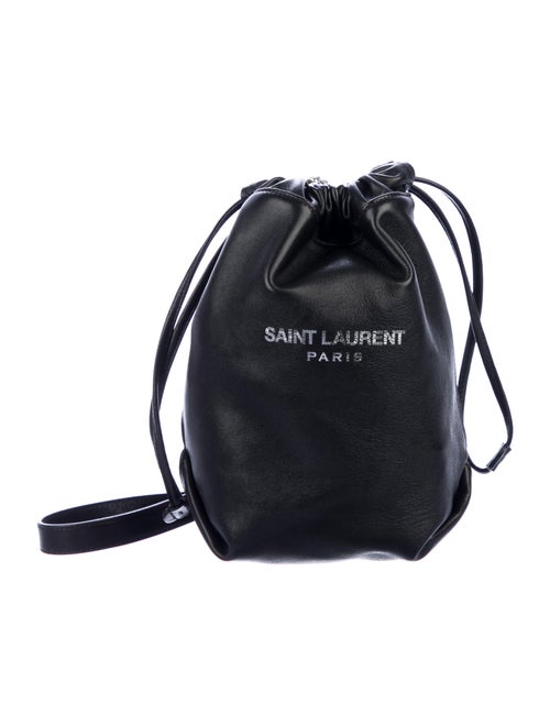 Saint Laurent Teddy Bucket Bag Black
