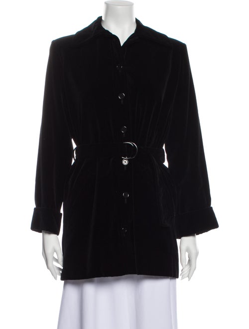 Saint Laurent Coat Black