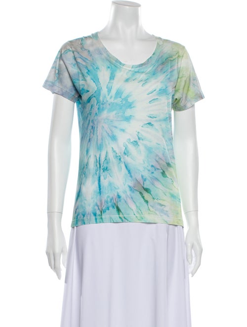 Saint Laurent Surf Sound Tie Dye Tie-Dye Print T-S