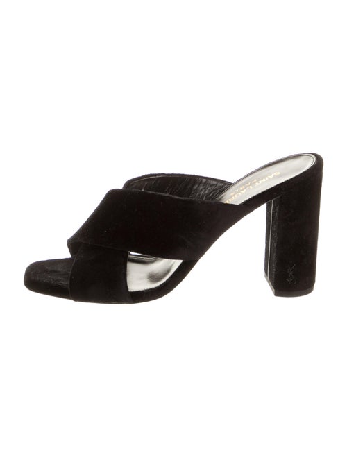 Saint Laurent Slides Black