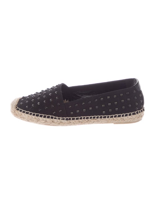 Saint Laurent Studded Accents Espadrilles Black