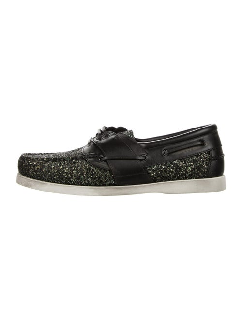 Saint Laurent Boat Shoes Black